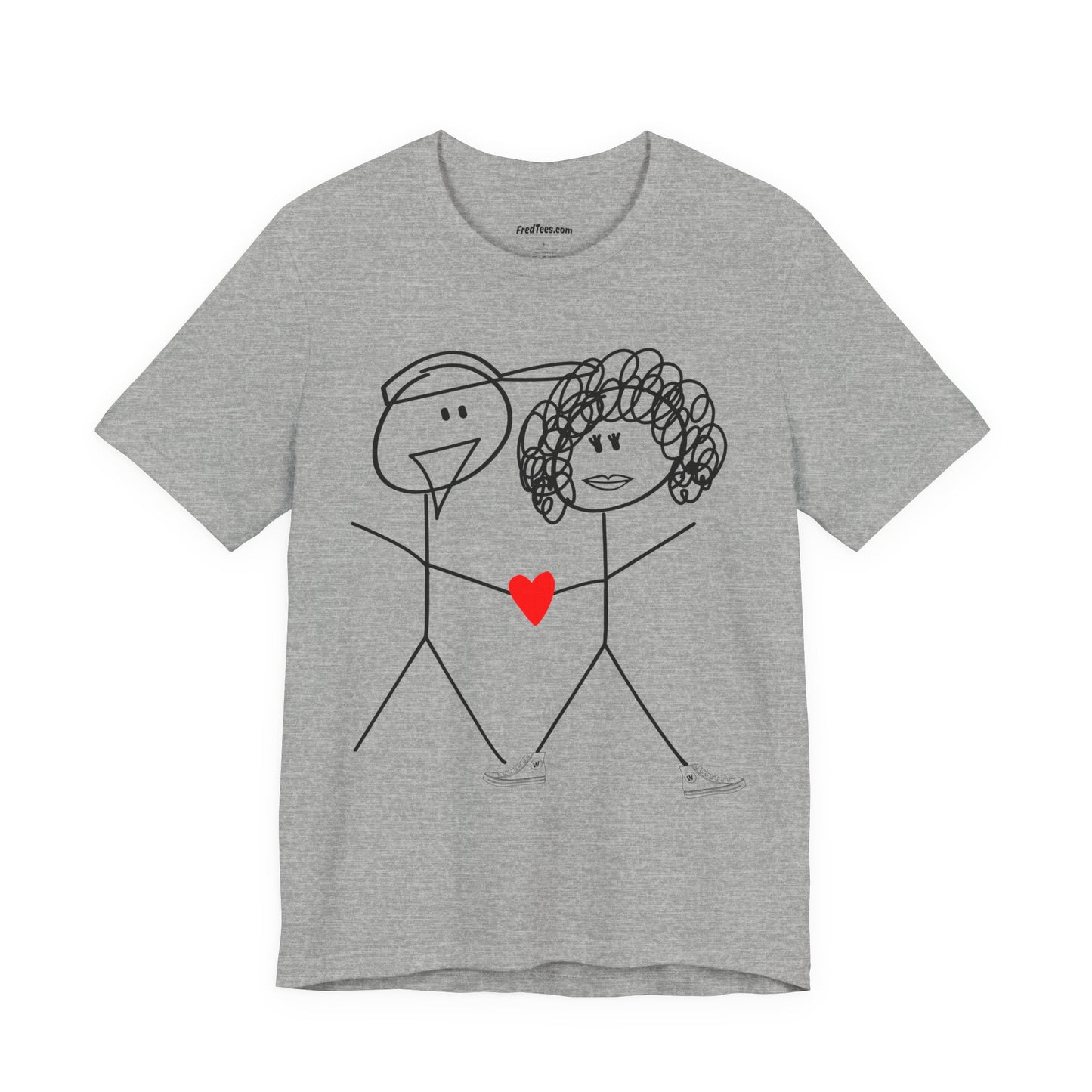 FRED and WENDI - the anniversary celebration shirt! LOVE is in the air! Bella+Canvas version