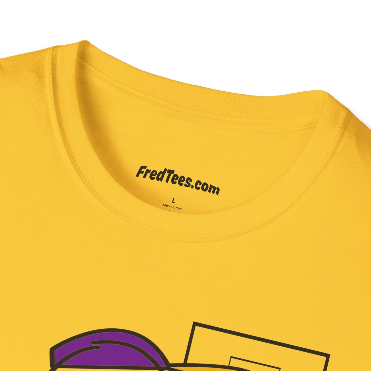 FRED is ready for the court! His forever motto - HAVE FUN, PLAY HARD, DON’T QUIT! More Purple & Yellow