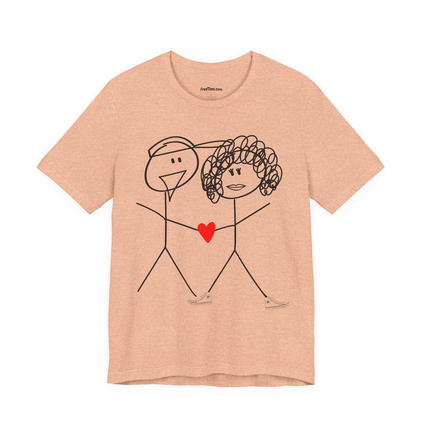 FRED and WENDI - the anniversary celebration shirt! LOVE is in the air! Bella+Canvas version