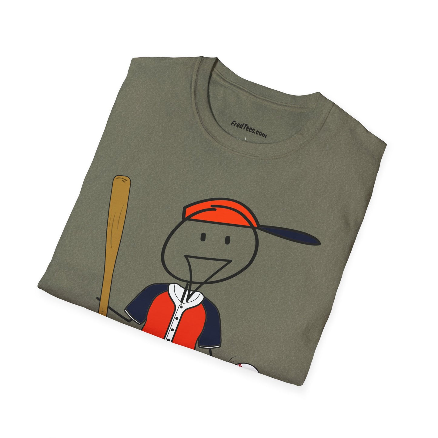 FRED is ready to PLAY BALL! His forever motto - HAVE FUN, PLAY HARD, DON’T QUIT! Orange & Navy