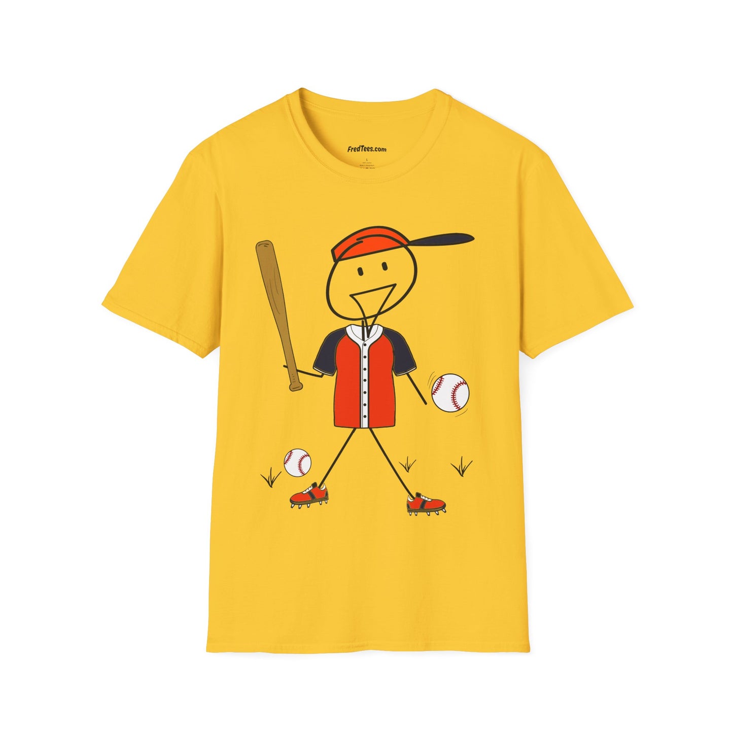FRED is ready to PLAY BALL! His forever motto - HAVE FUN, PLAY HARD, DON’T QUIT! Orange & Navy