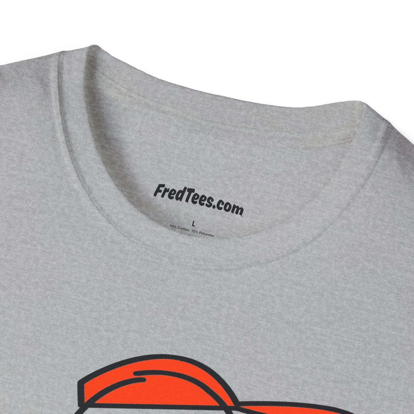 FRED is ready to PLAY BALL! His forever motto - HAVE FUN, PLAY HARD, DON’T QUIT! Orange & Black Pinstripe