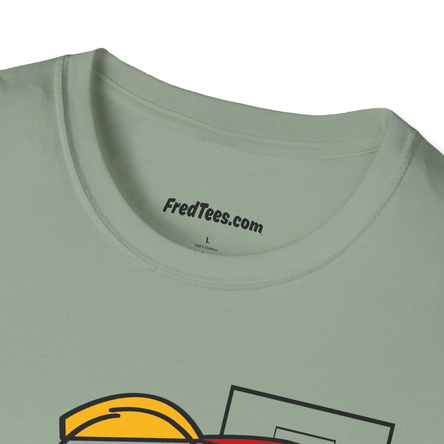 FRED is ready for the court! His forever motto - HAVE FUN, PLAY HARD, DON’T QUIT! Red & Yellow