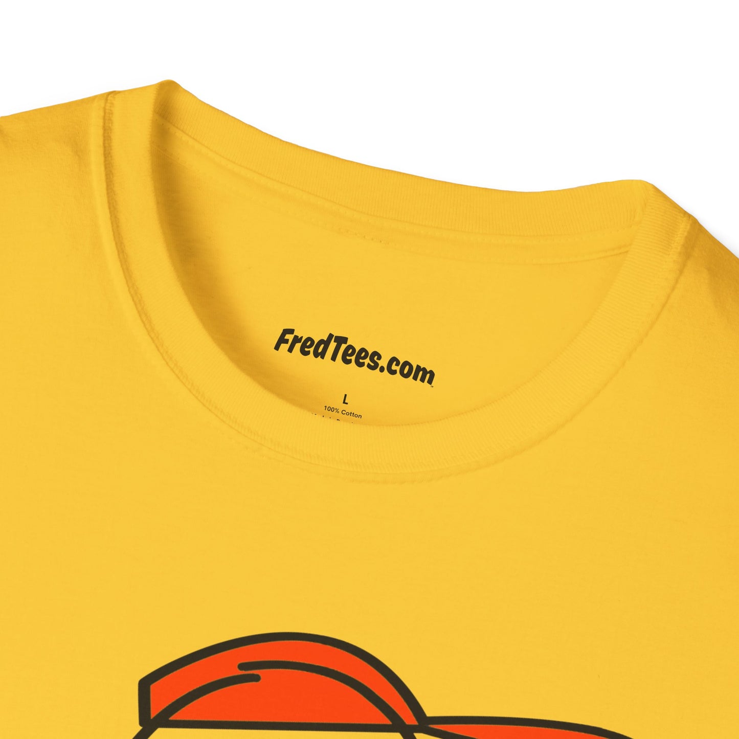 FRED is ready to PLAY BALL! His forever motto - HAVE FUN, PLAY HARD, DON’T QUIT! Orange & Black Pinstripe