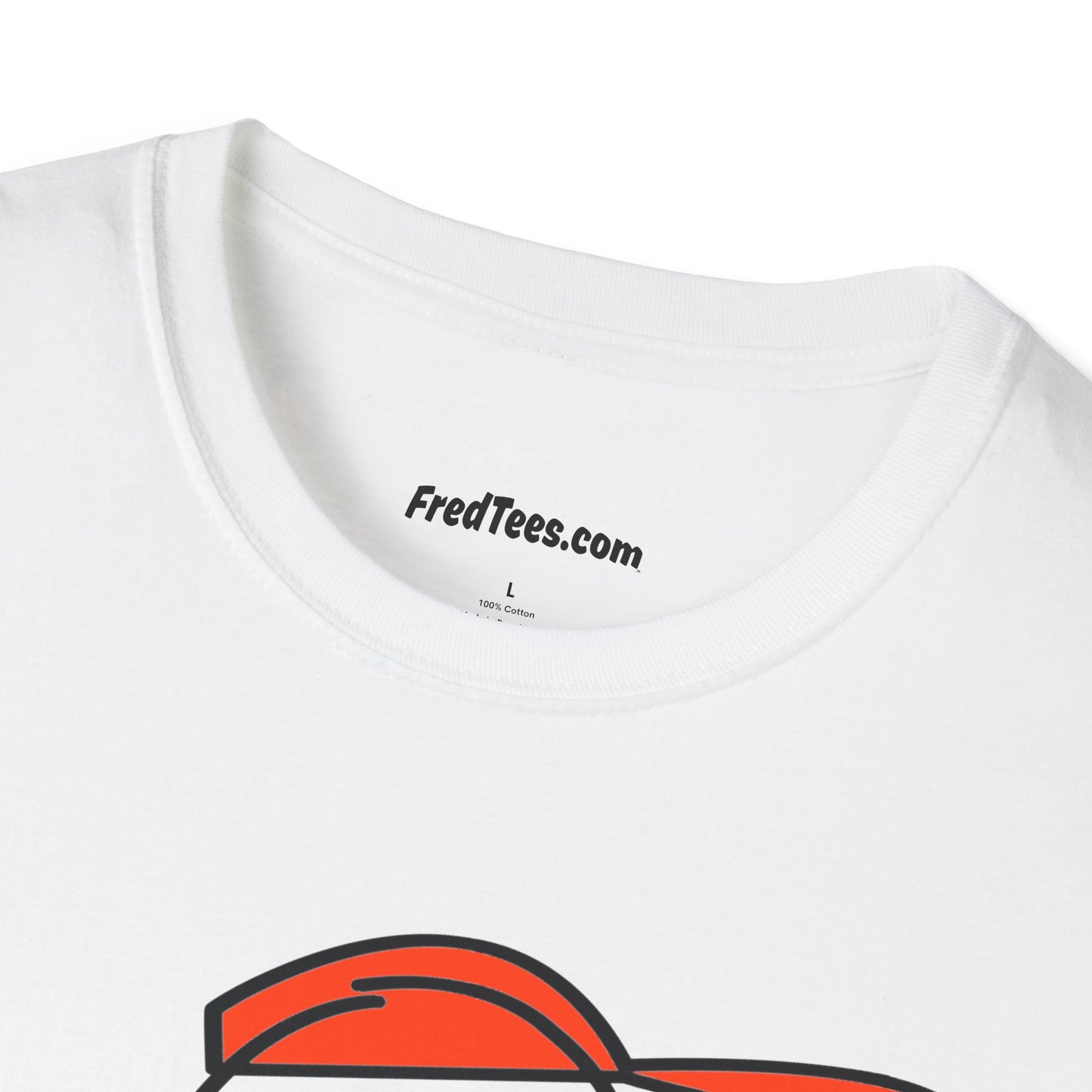 FRED is ready to PLAY BALL! His forever motto - HAVE FUN, PLAY HARD, DON’T QUIT! Orange & Black Pinstripe
