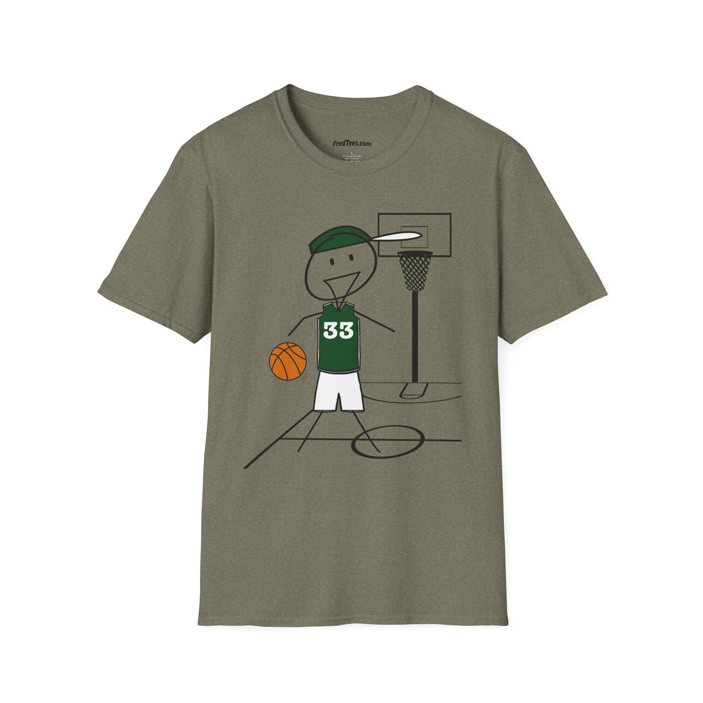 FRED is ready for the court! His forever motto - HAVE FUN, PLAY HARD, DON’T QUIT! Forest & White