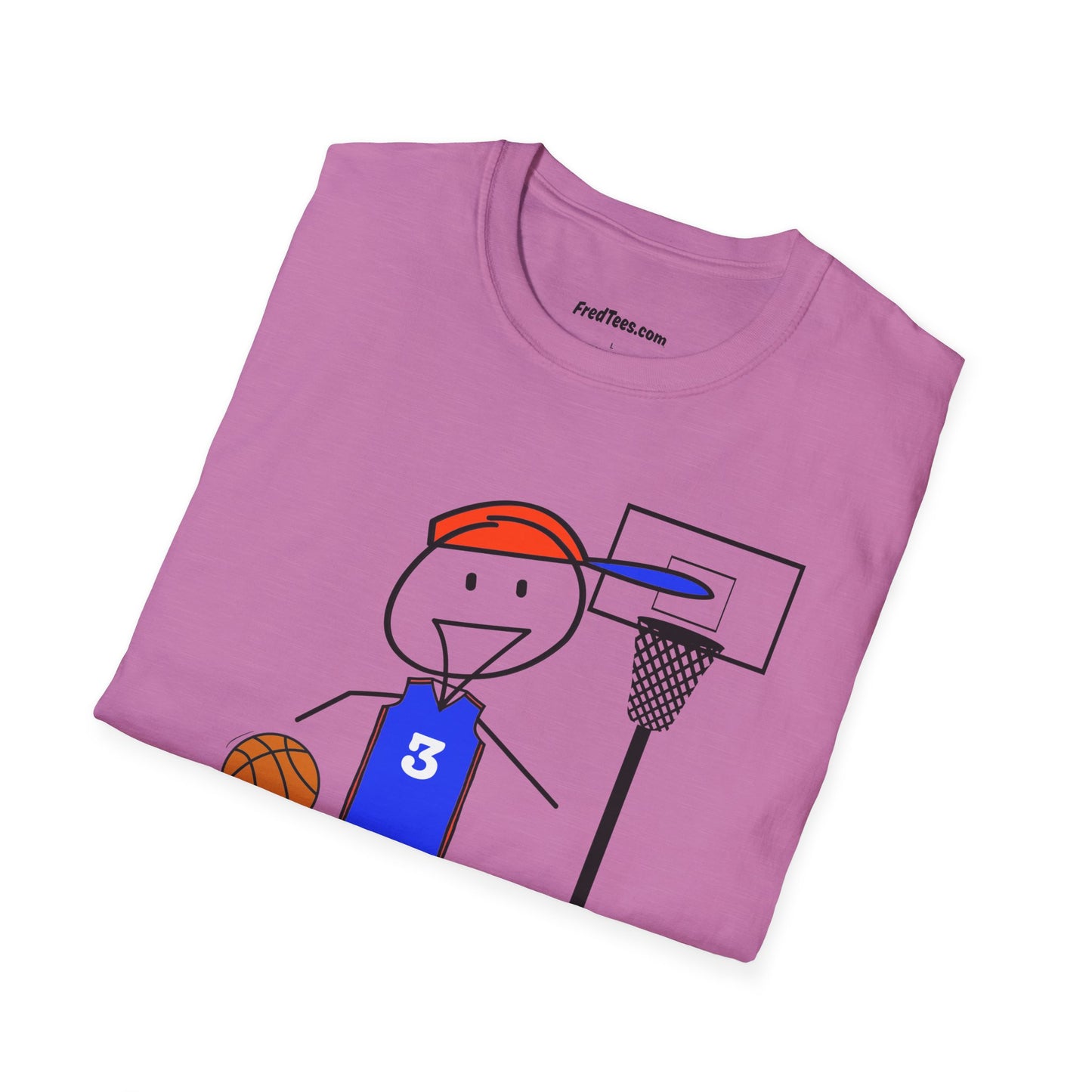 FRED is ready for the court! His forever motto - HAVE FUN, PLAY HARD, DON’T QUIT! More. Orange & Royal