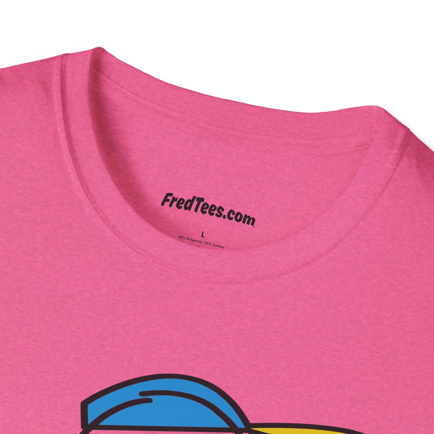 FRED is ready to PLAY BALL! His forever motto - HAVE FUN, PLAY HARD, DON’T QUIT! Aqua & Yellow Pinstripe