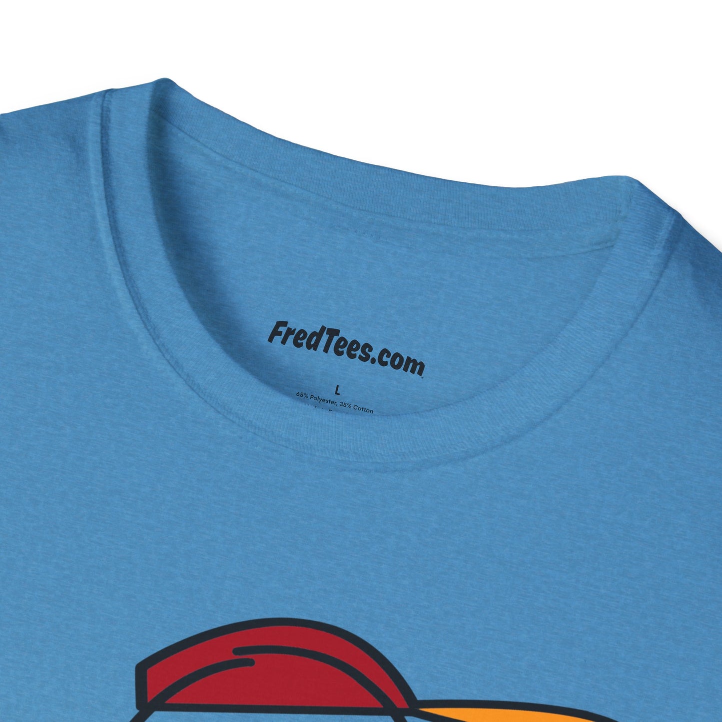 FRED is ready to PLAY BALL! His forever motto - HAVE FUN, PLAY HARD, DON’T QUIT! Red and gold pinstripe