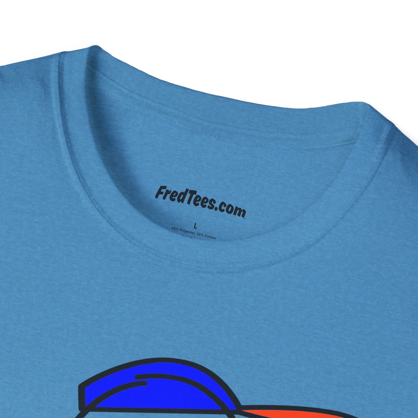 FRED is ready to PLAY BALL! His forever motto - HAVE FUN, PLAY HARD, DON’T QUIT! Orange & Royal Pinstripe