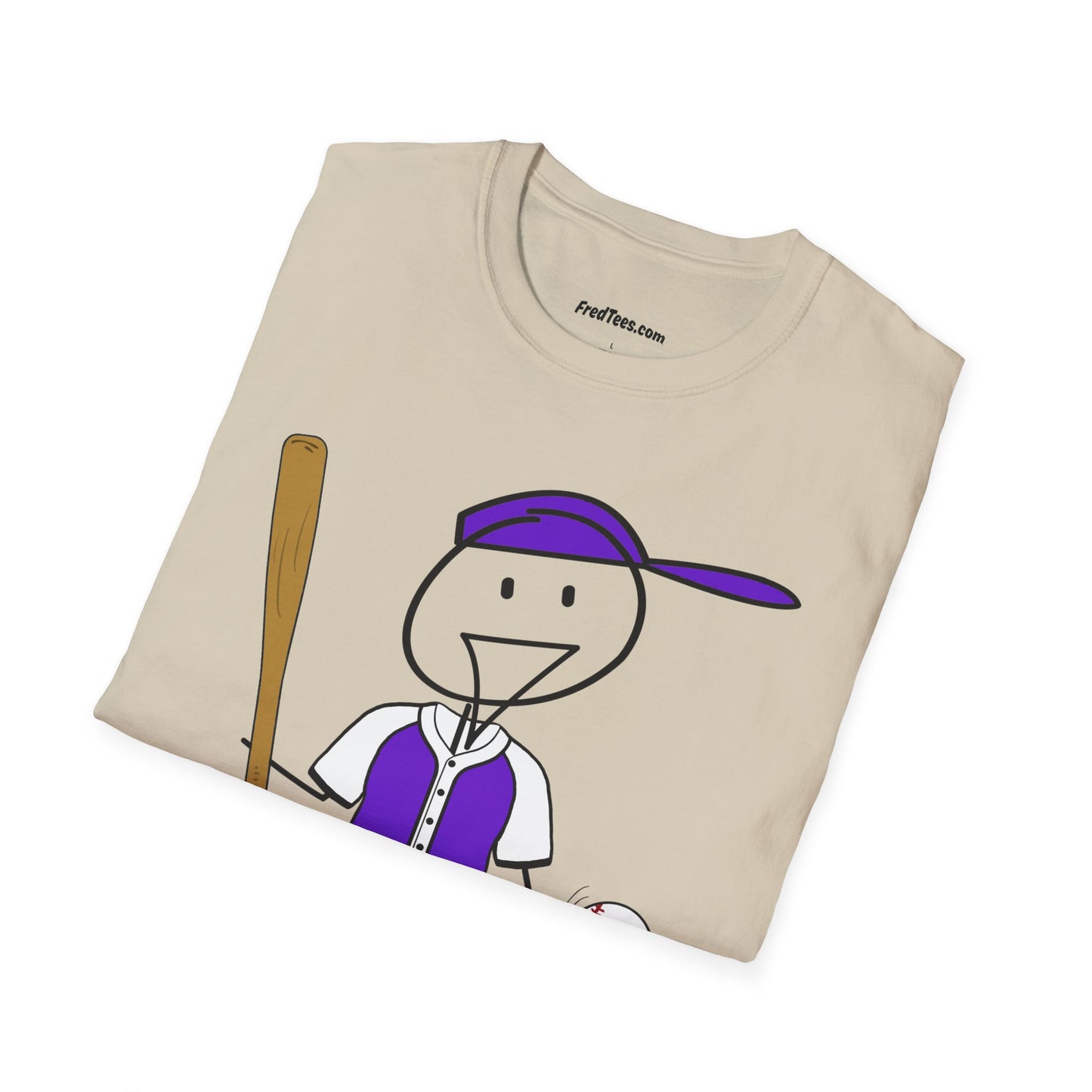 FRED is ready to PLAY BALL! His forever motto - HAVE FUN, PLAY HARD, DON’T QUIT! Purple