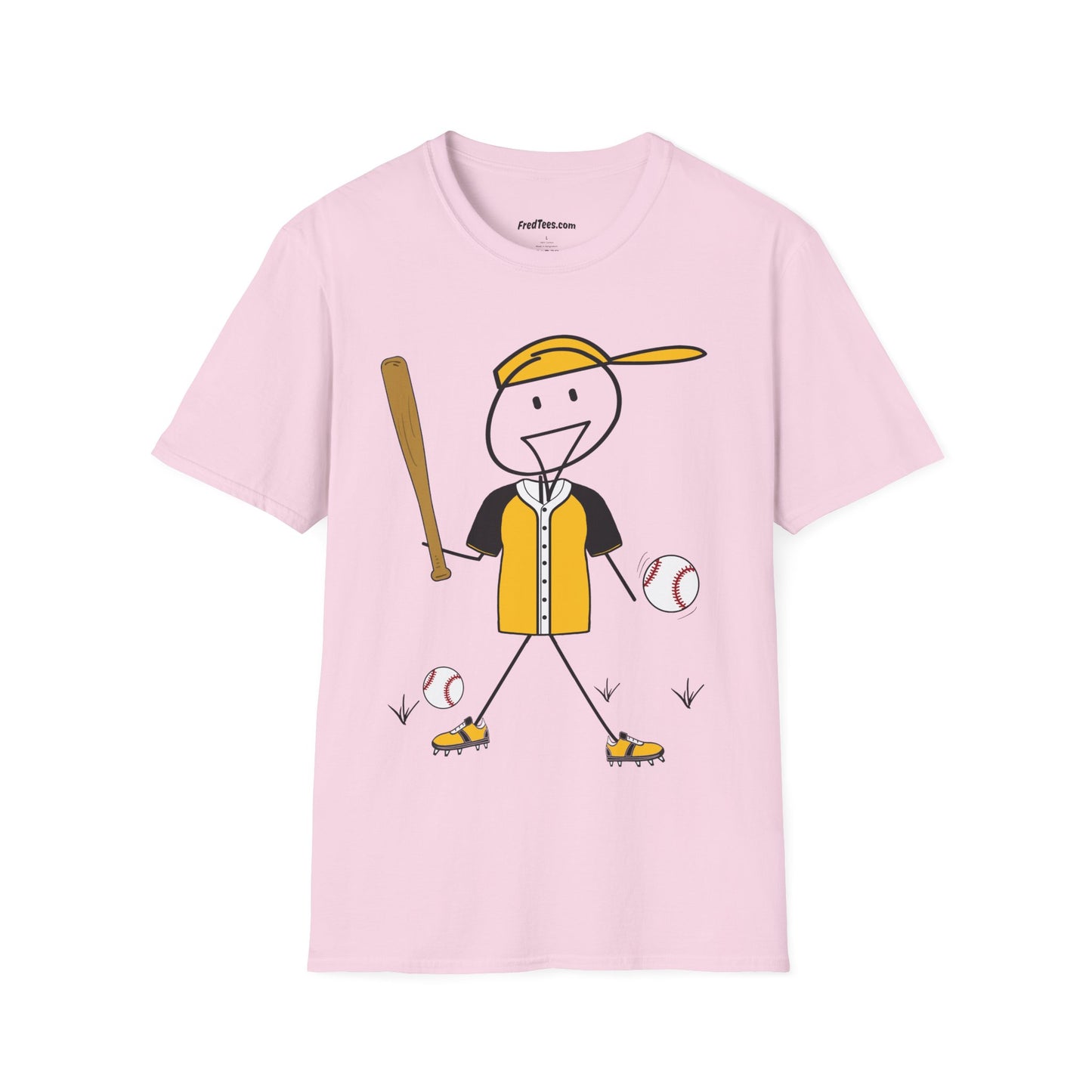 FRED is ready to PLAY BALL! His forever motto - HAVE FUN, PLAY HARD, DON’T QUIT! Yellow & Black