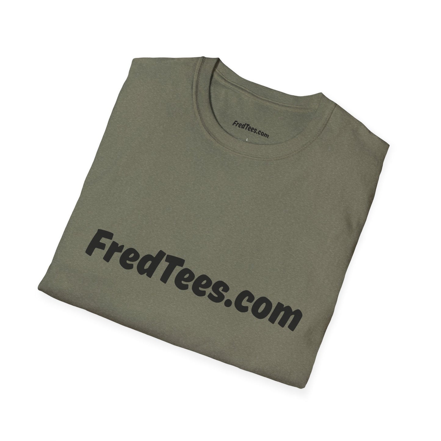 The FredTees Name Logo Tee in Unisex Softstyle