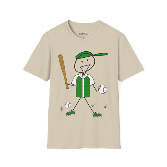FRED is ready to PLAY BALL! His forever motto - HAVE FUN, PLAY HARD, DON’T QUIT! Green