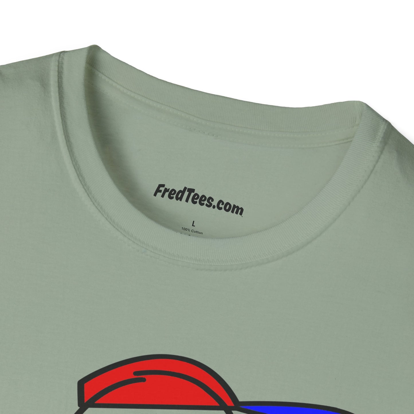 FRED is ready to PLAY BALL! His forever motto - HAVE FUN, PLAY HARD, DON’T QUIT! Red, White & Blue