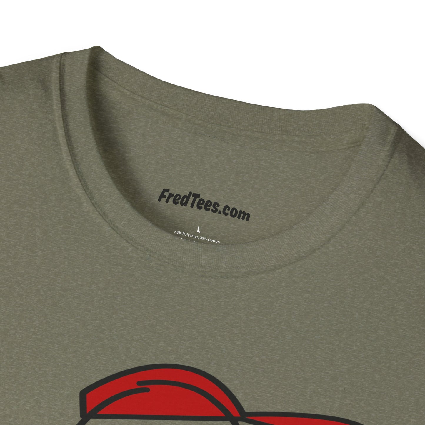 FRED is ready to PLAY BALL! His forever motto - HAVE FUN, PLAY HARD, DON’T QUIT! Red Pinstripe