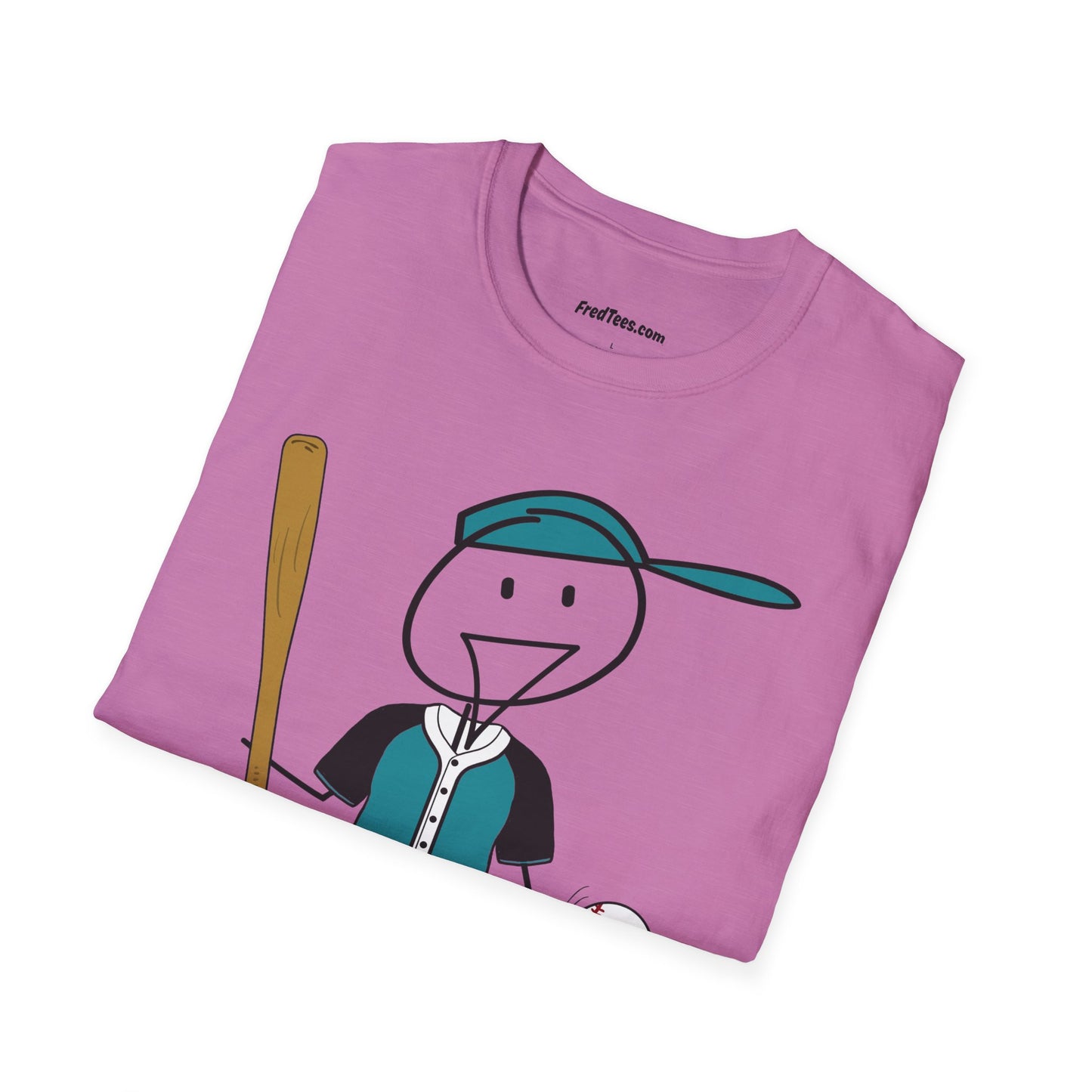 FRED is ready to PLAY BALL! His forever motto - HAVE FUN, PLAY HARD, DON’T QUIT! Teal & Black