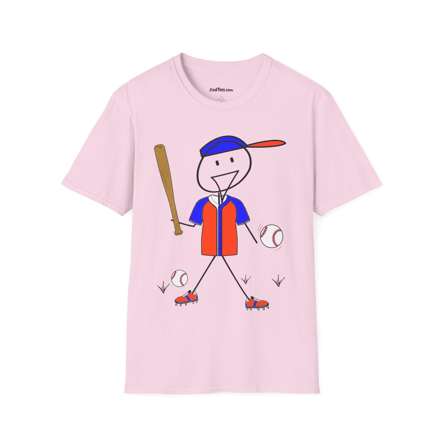 FRED is ready to PLAY BALL! His forever motto - HAVE FUN, PLAY HARD, DON’T QUIT! Orange & Royal
