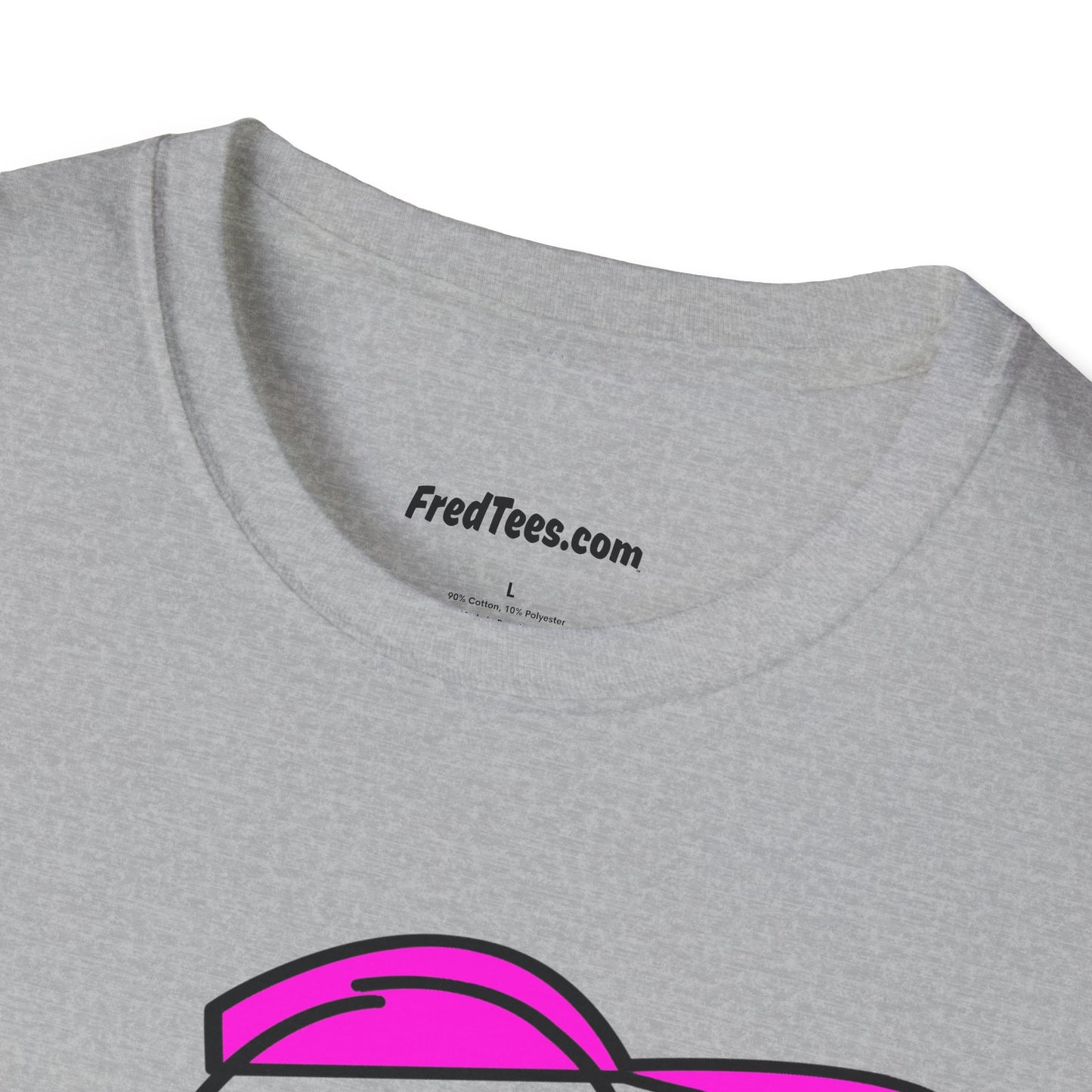 FRED is ready to PLAY BALL! His forever motto - HAVE FUN, PLAY HARD, DON’T QUIT! Hot Pink Pinstripe