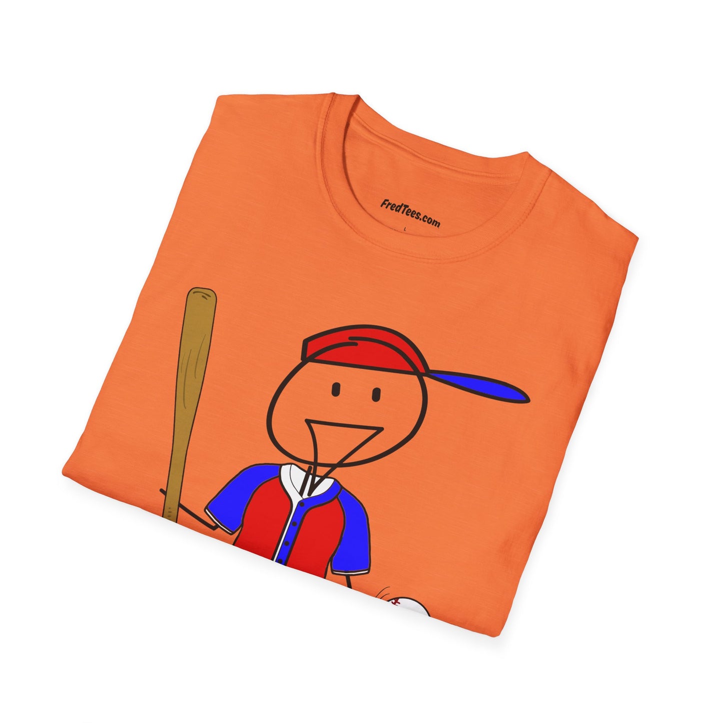 FRED is ready to PLAY BALL! His forever motto - HAVE FUN, PLAY HARD, DON’T QUIT! Red, White & Blue