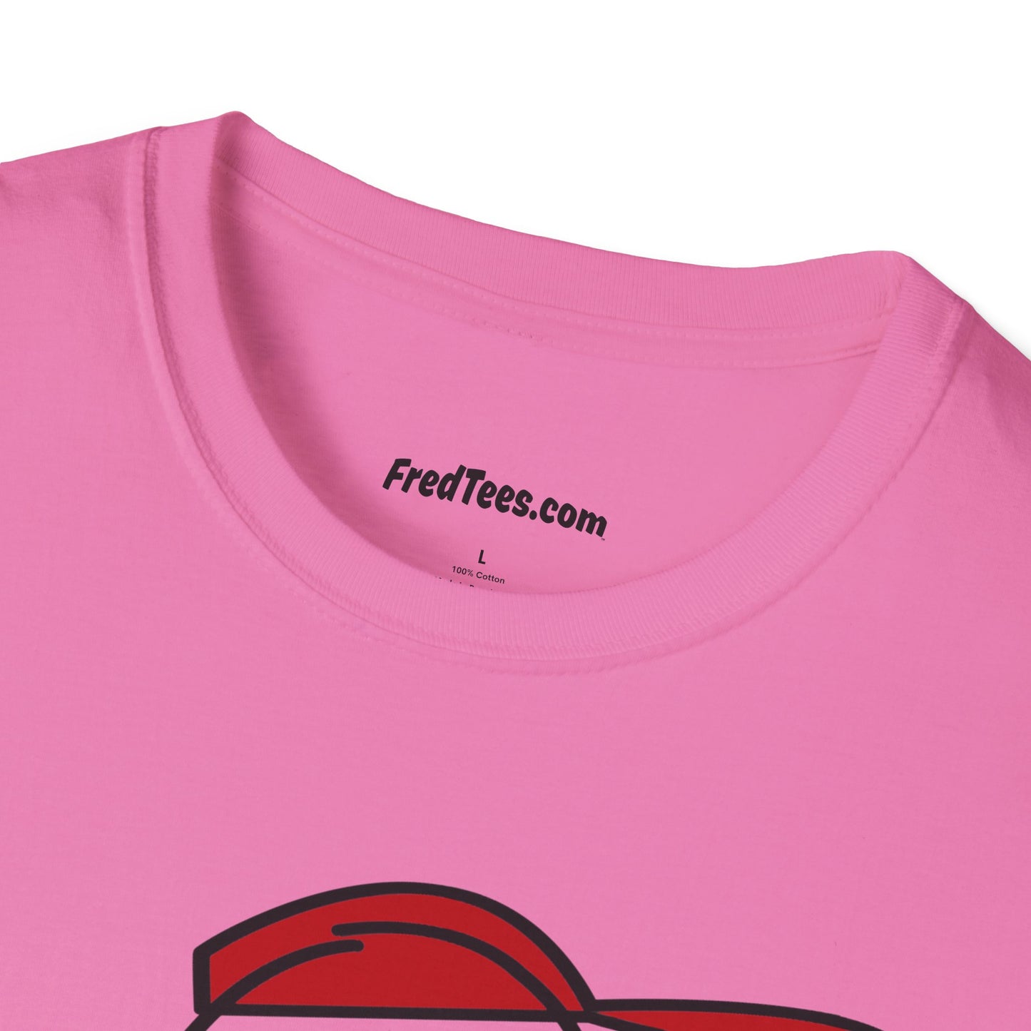 FRED is ready to PLAY BALL! His forever motto - HAVE FUN, PLAY HARD, DON’T QUIT! Red Pinstripe