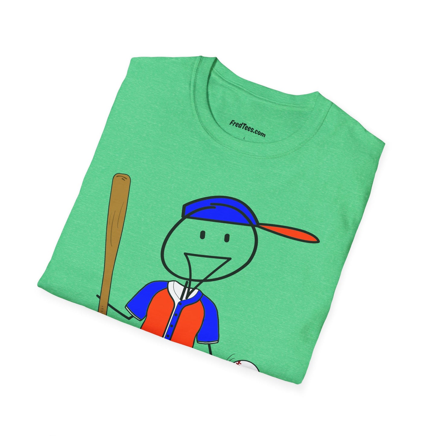 FRED is ready to PLAY BALL! His forever motto - HAVE FUN, PLAY HARD, DON’T QUIT! Orange & Royal