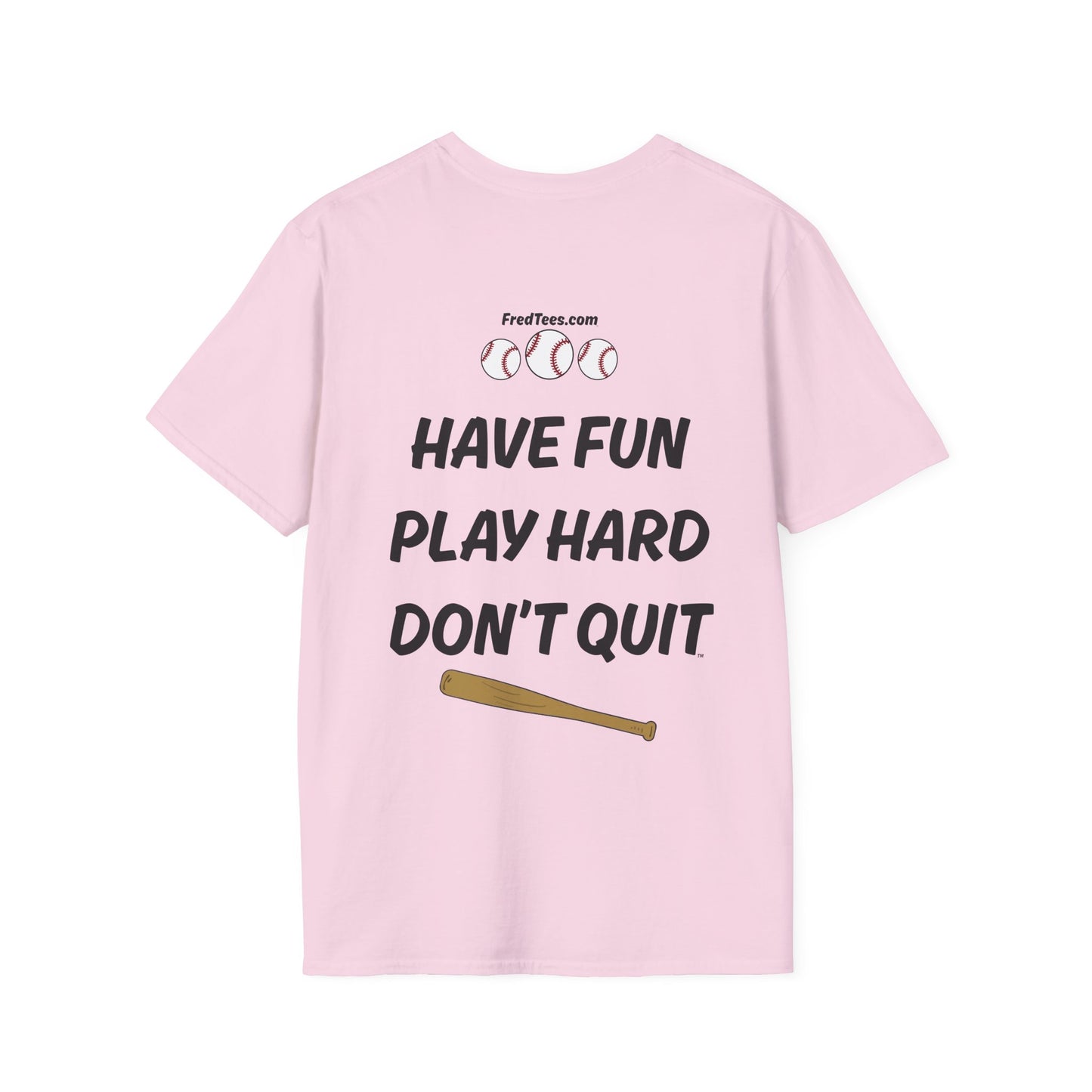 FRED is ready to PLAY BALL! His forever motto - HAVE FUN, PLAY HARD, DON’T QUIT! Red