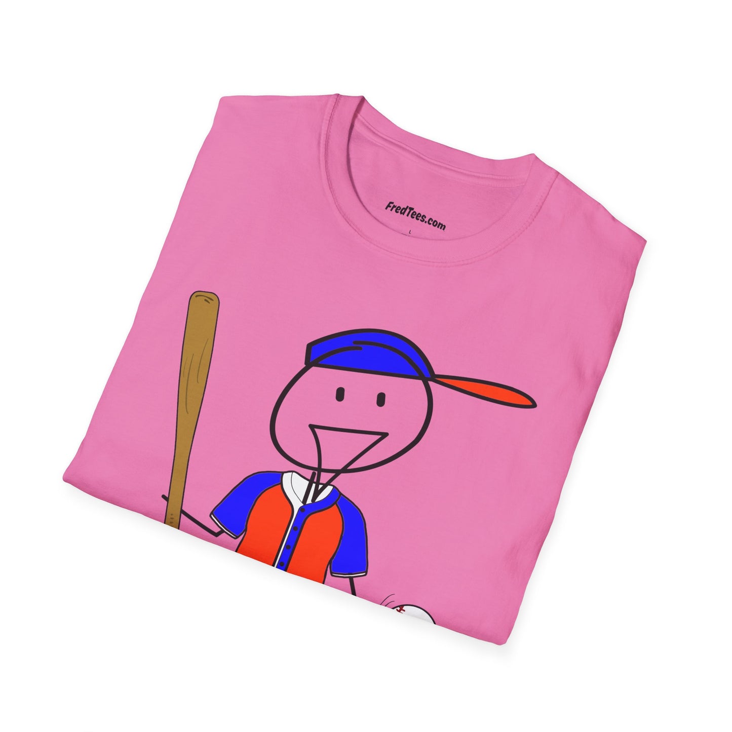 FRED is ready to PLAY BALL! His forever motto - HAVE FUN, PLAY HARD, DON’T QUIT! Orange & Royal