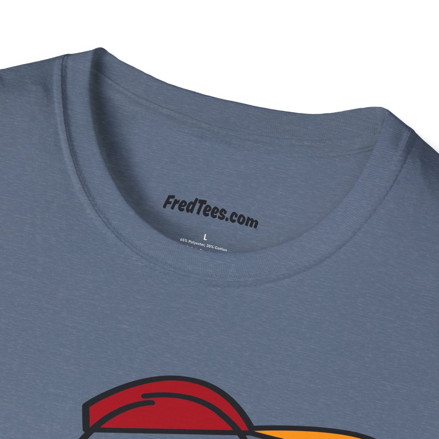 FRED is ready to PLAY BALL! His forever motto - HAVE FUN, PLAY HARD, DON’T QUIT! Red and gold pinstripe