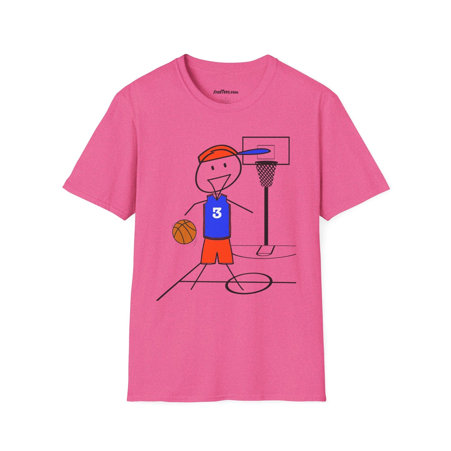 FRED is ready for the court! His forever motto - HAVE FUN, PLAY HARD, DON’T QUIT! More. Orange & Royal