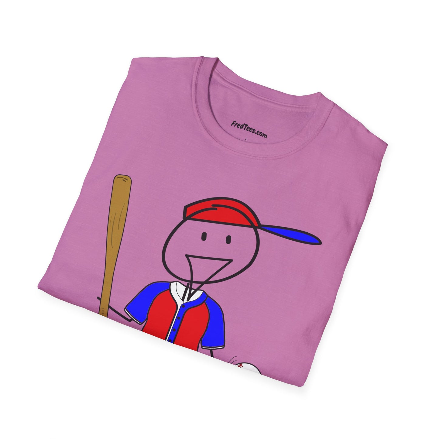 FRED is ready to PLAY BALL! His forever motto - HAVE FUN, PLAY HARD, DON’T QUIT! Red, White & Blue