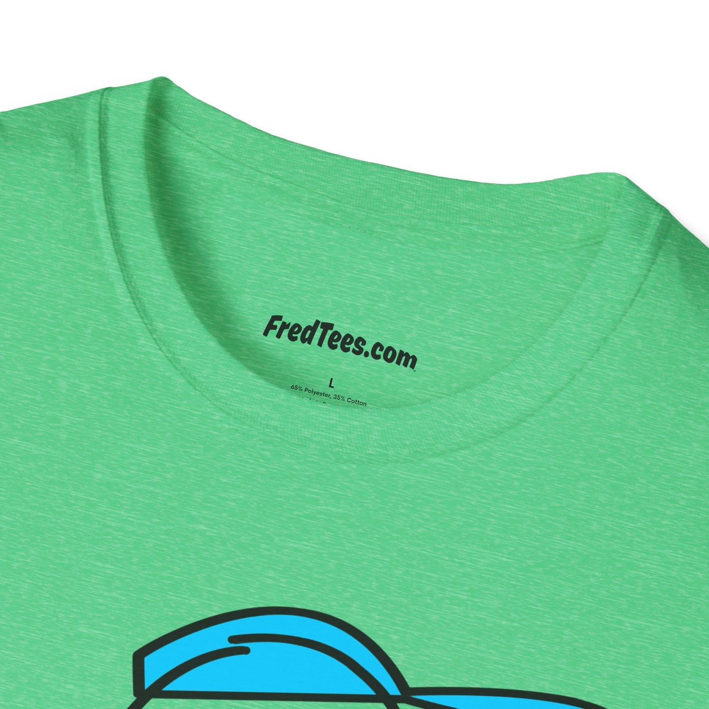 FRED is ready to PLAY BALL! His forever motto - HAVE FUN, PLAY HARD, DON’T QUIT! Sky Blue & Black Pinstripe