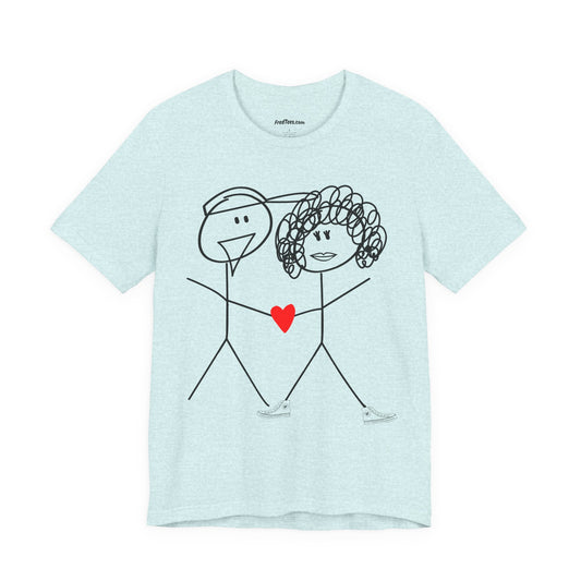 FRED and WENDI - the anniversary celebration shirt! LOVE is in the air!    Bella+Canvas version