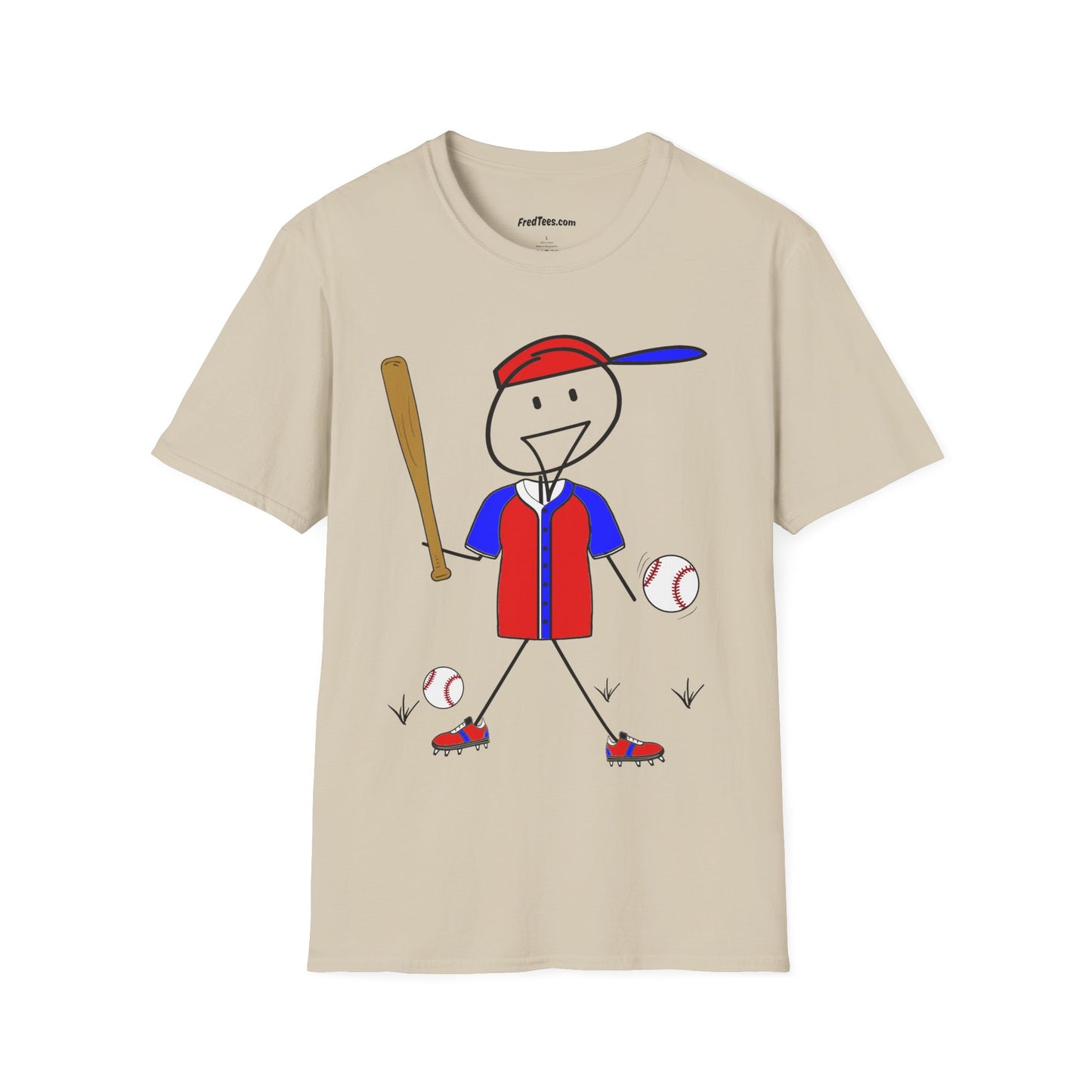 FRED is ready to PLAY BALL! His forever motto - HAVE FUN, PLAY HARD, DON’T QUIT! Red, White & Blue