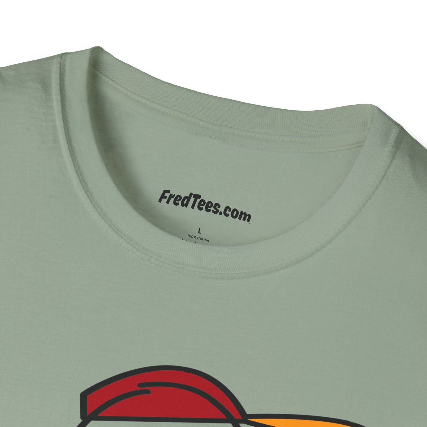 FRED is ready to PLAY BALL! His forever motto - HAVE FUN, PLAY HARD, DON’T QUIT! Red and gold pinstripe