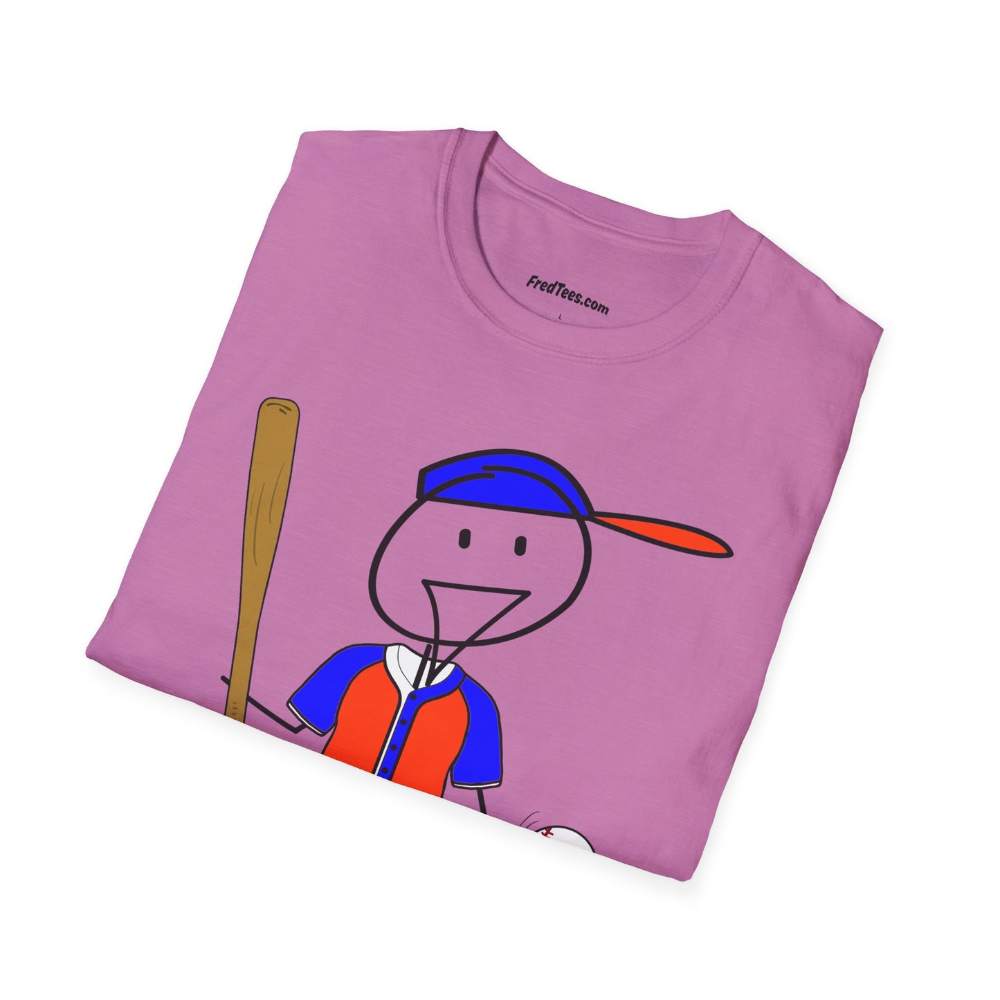 FRED is ready to PLAY BALL! His forever motto - HAVE FUN, PLAY HARD, DON’T QUIT! Orange & Royal