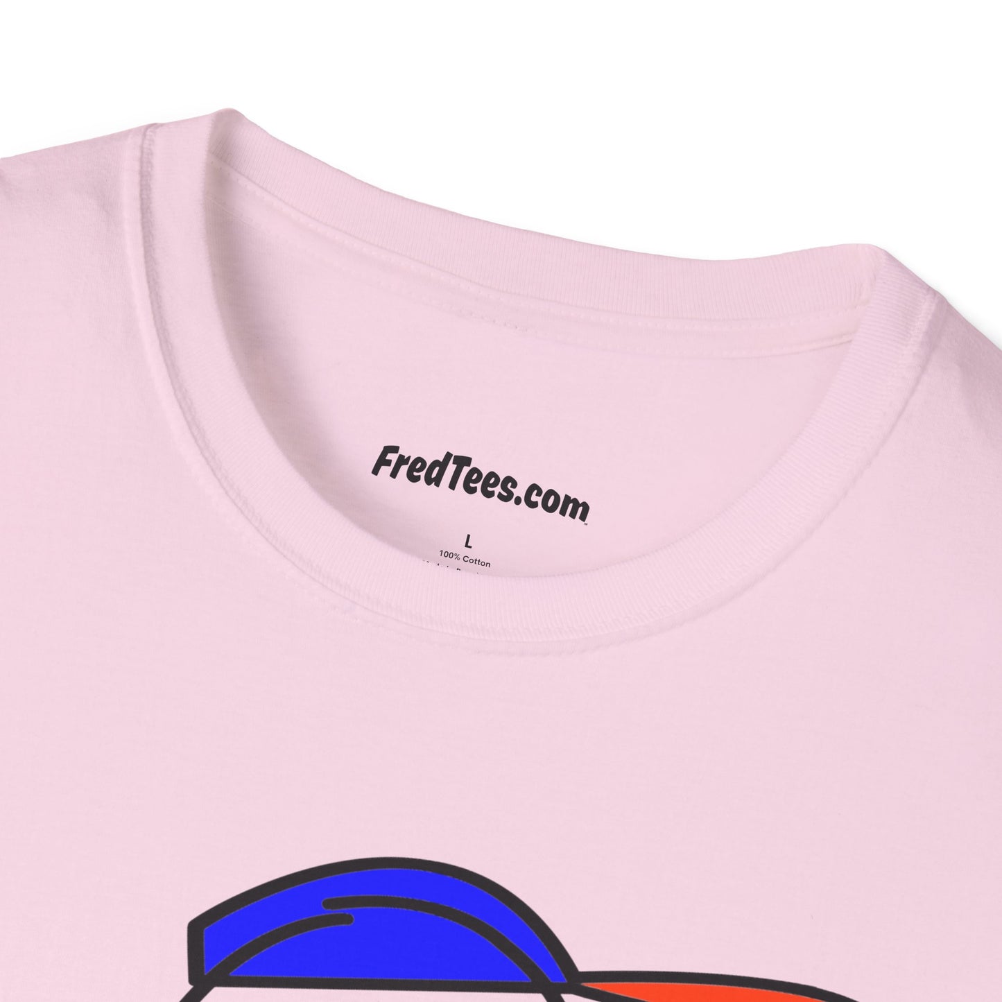 FRED is ready to PLAY BALL! His forever motto - HAVE FUN, PLAY HARD, DON’T QUIT! Orange & Royal Pinstripe