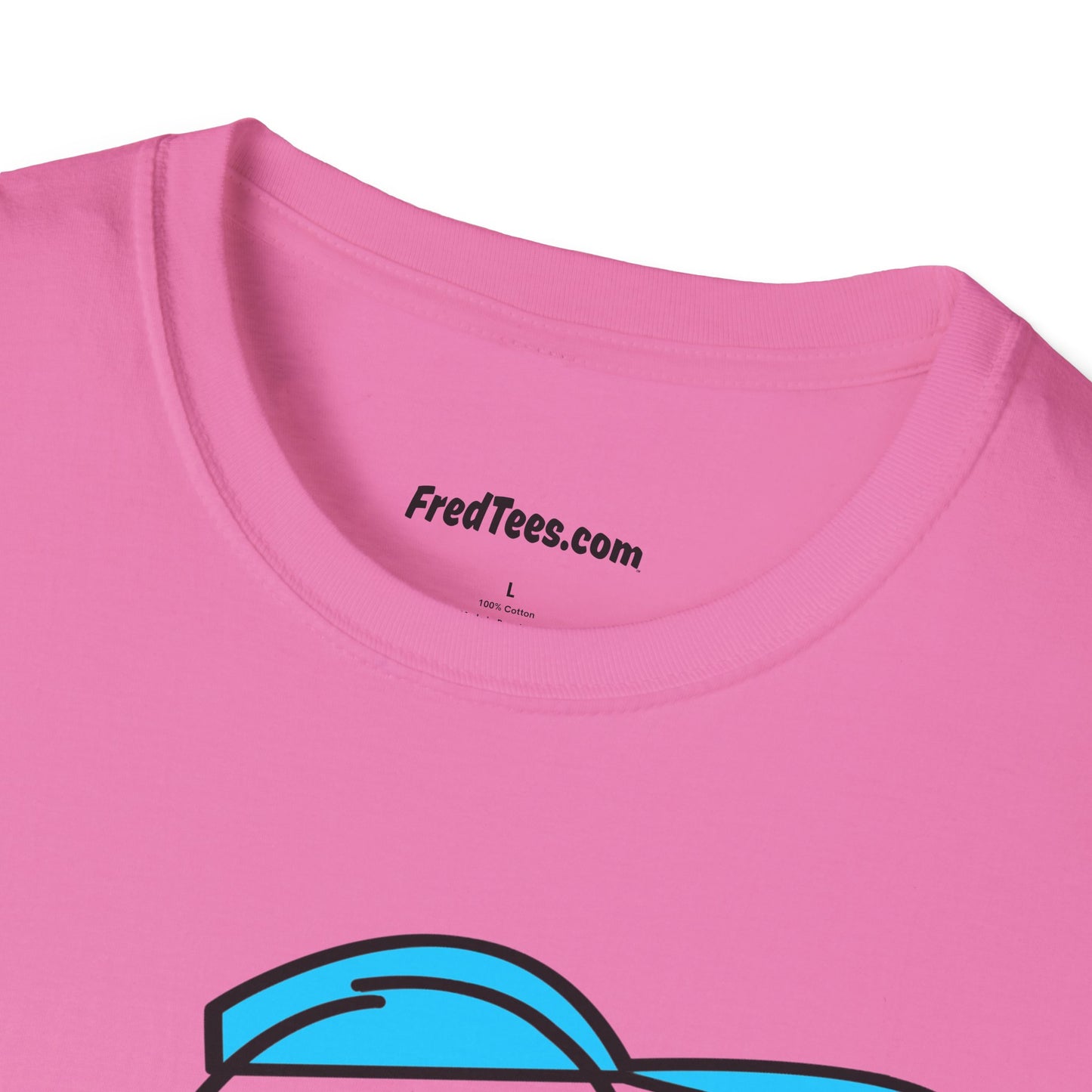 FRED is ready to PLAY BALL! His forever motto - HAVE FUN, PLAY HARD, DON’T QUIT! Sky Blue & Black Pinstripe