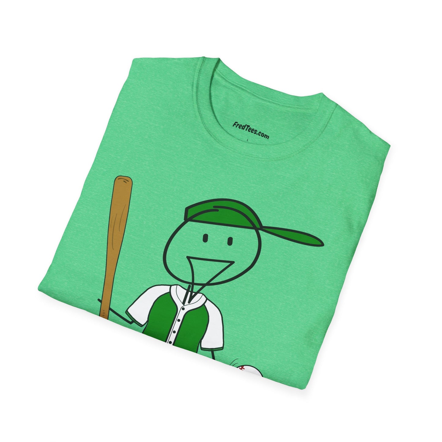 FRED is ready to PLAY BALL! His forever motto - HAVE FUN, PLAY HARD, DON’T QUIT! Green