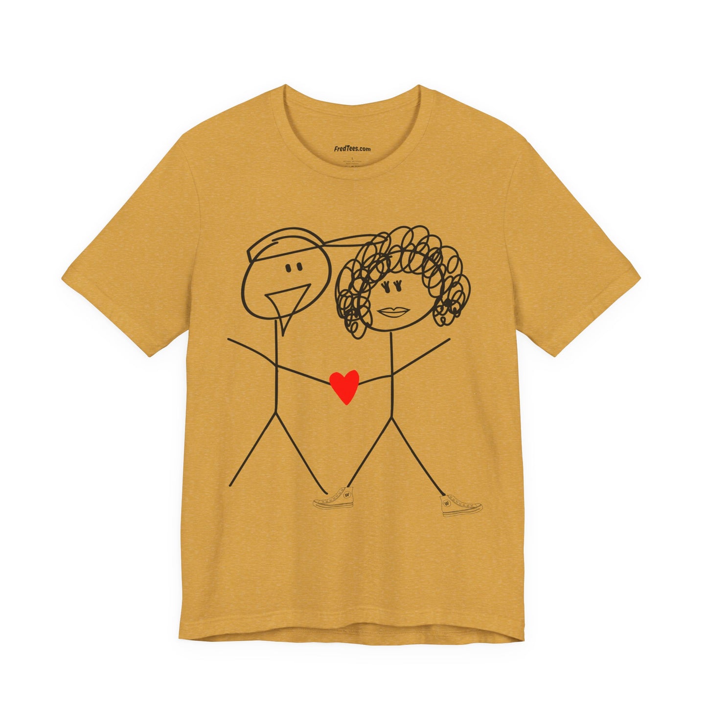 FRED and WENDI - the anniversary celebration shirt! LOVE is in the air!    Bella+Canvas version