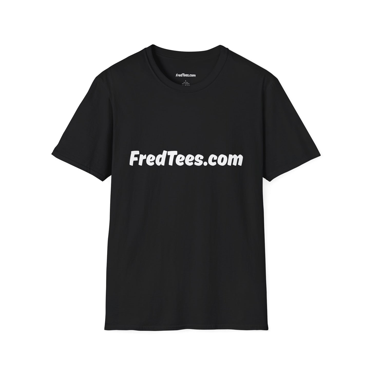 The FredTees Name Logo Tee in Unisex Softstyle