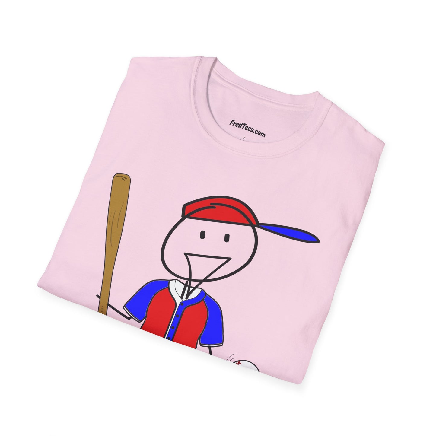 FRED is ready to PLAY BALL! His forever motto - HAVE FUN, PLAY HARD, DON’T QUIT! Red, White & Blue