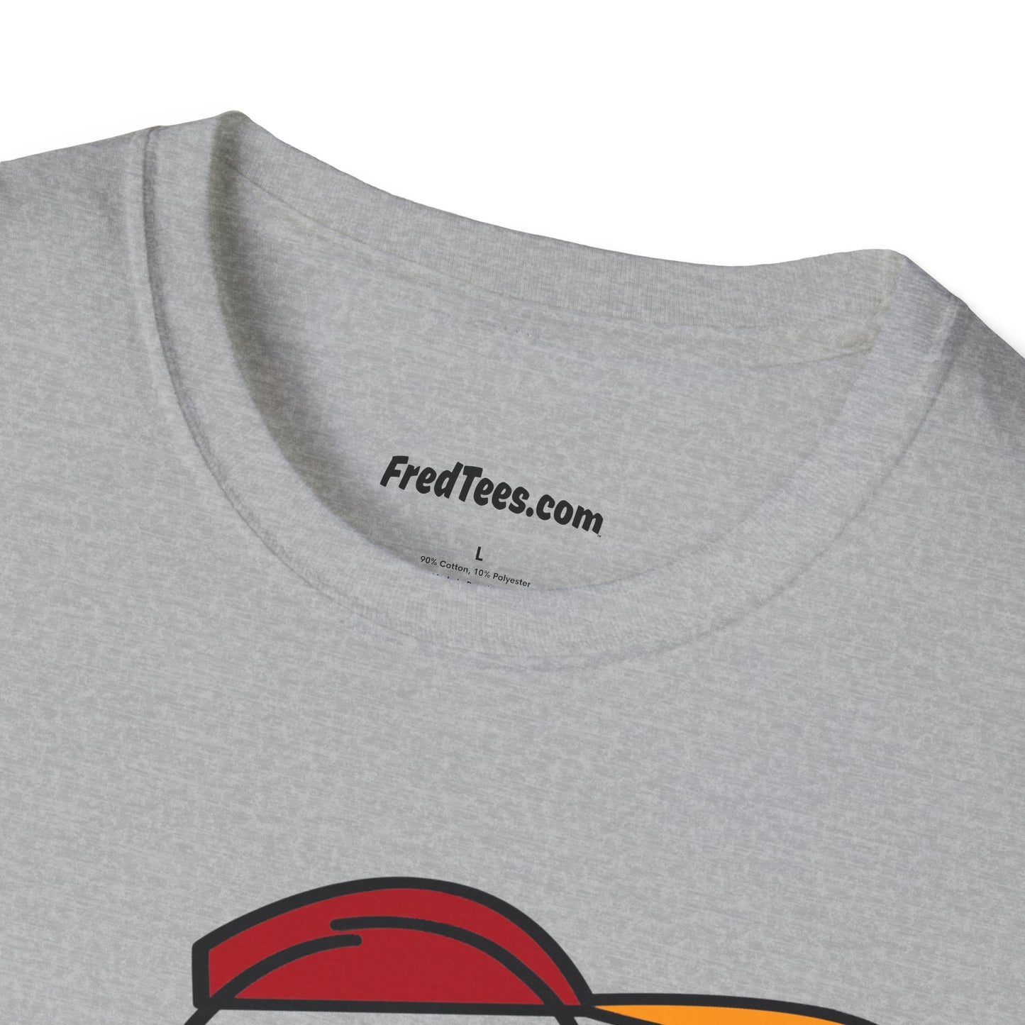 FRED is ready to PLAY BALL! His forever motto - HAVE FUN, PLAY HARD, DON’T QUIT! Red and gold pinstripe