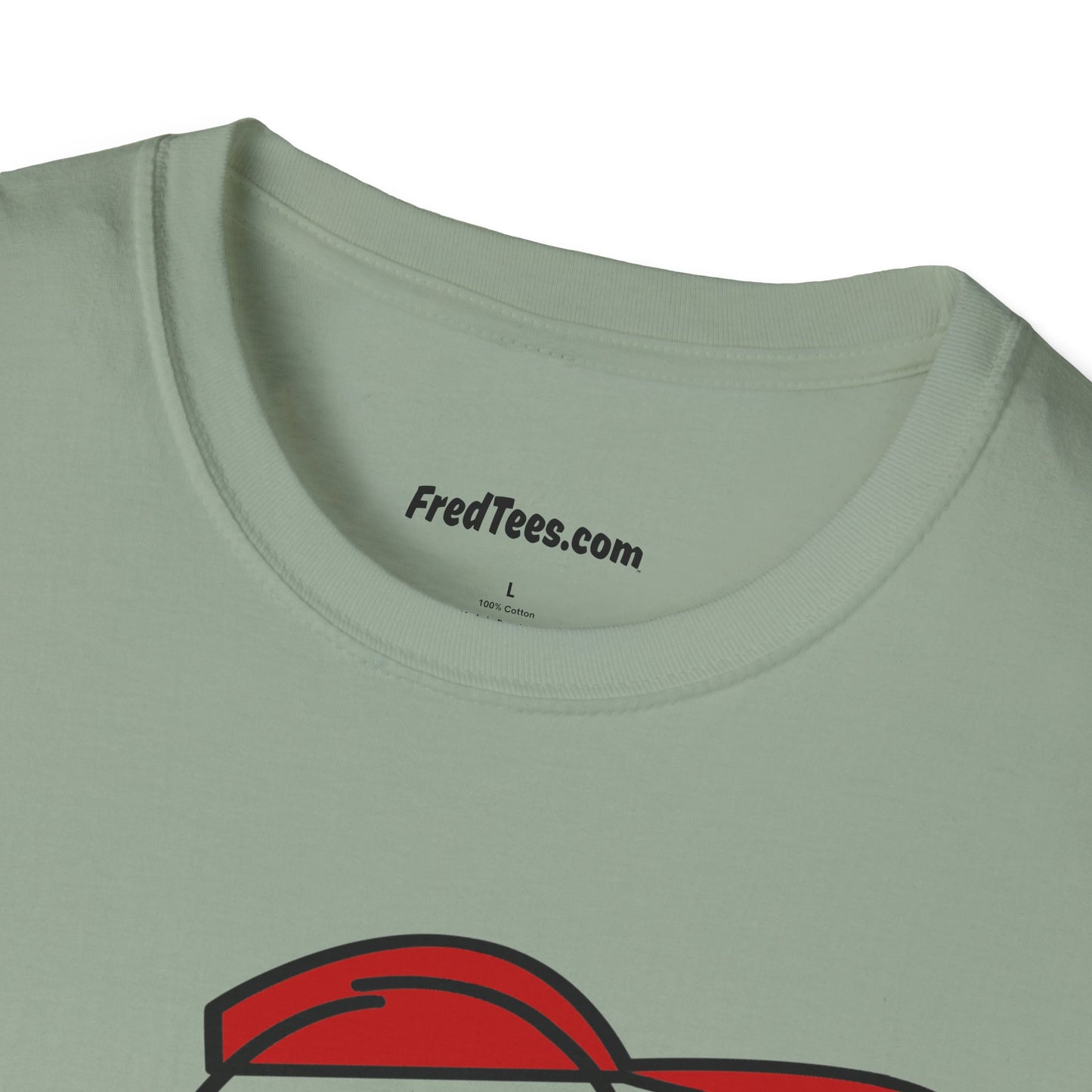 FRED is ready to PLAY BALL! His forever motto - HAVE FUN, PLAY HARD, DON’T QUIT! Red Pinstripe