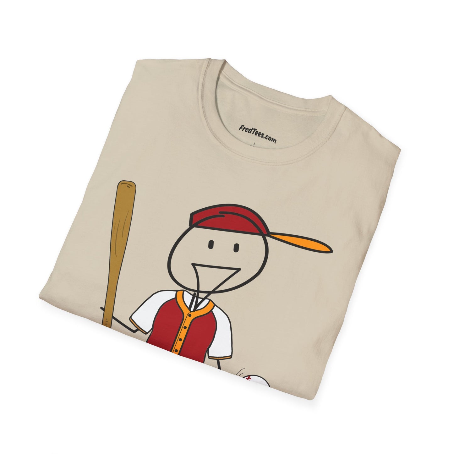 FRED is ready to PLAY BALL! His forever motto - HAVE FUN, PLAY HARD, DON’T QUIT! Red and gold