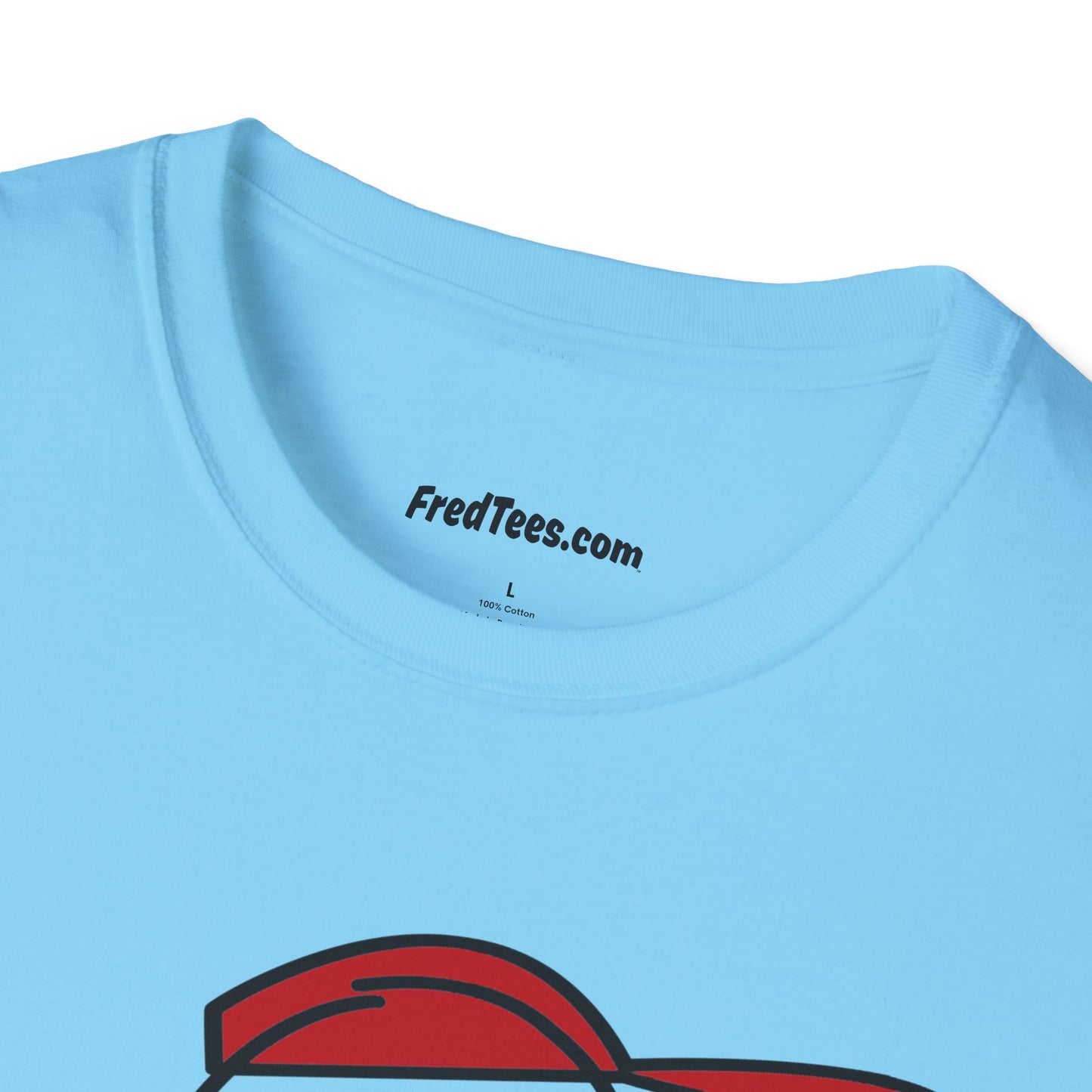 FRED is ready to PLAY BALL! His forever motto - HAVE FUN, PLAY HARD, DON’T QUIT! Red Pinstripe