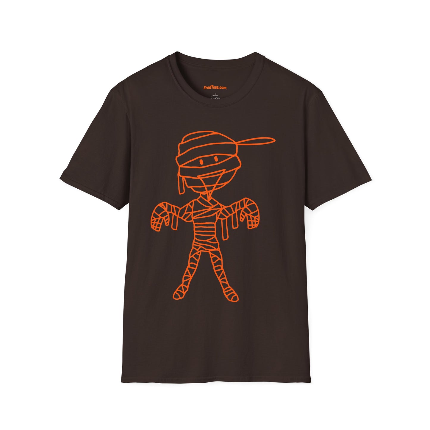 FRED says CALL YOUR MUMMY! Happy Halloween! BLACK AND ORANGE EDITION!