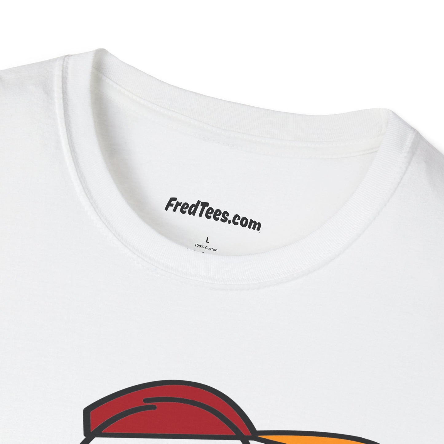 FRED is ready to PLAY BALL! His forever motto - HAVE FUN, PLAY HARD, DON’T QUIT! Red and gold pinstripe