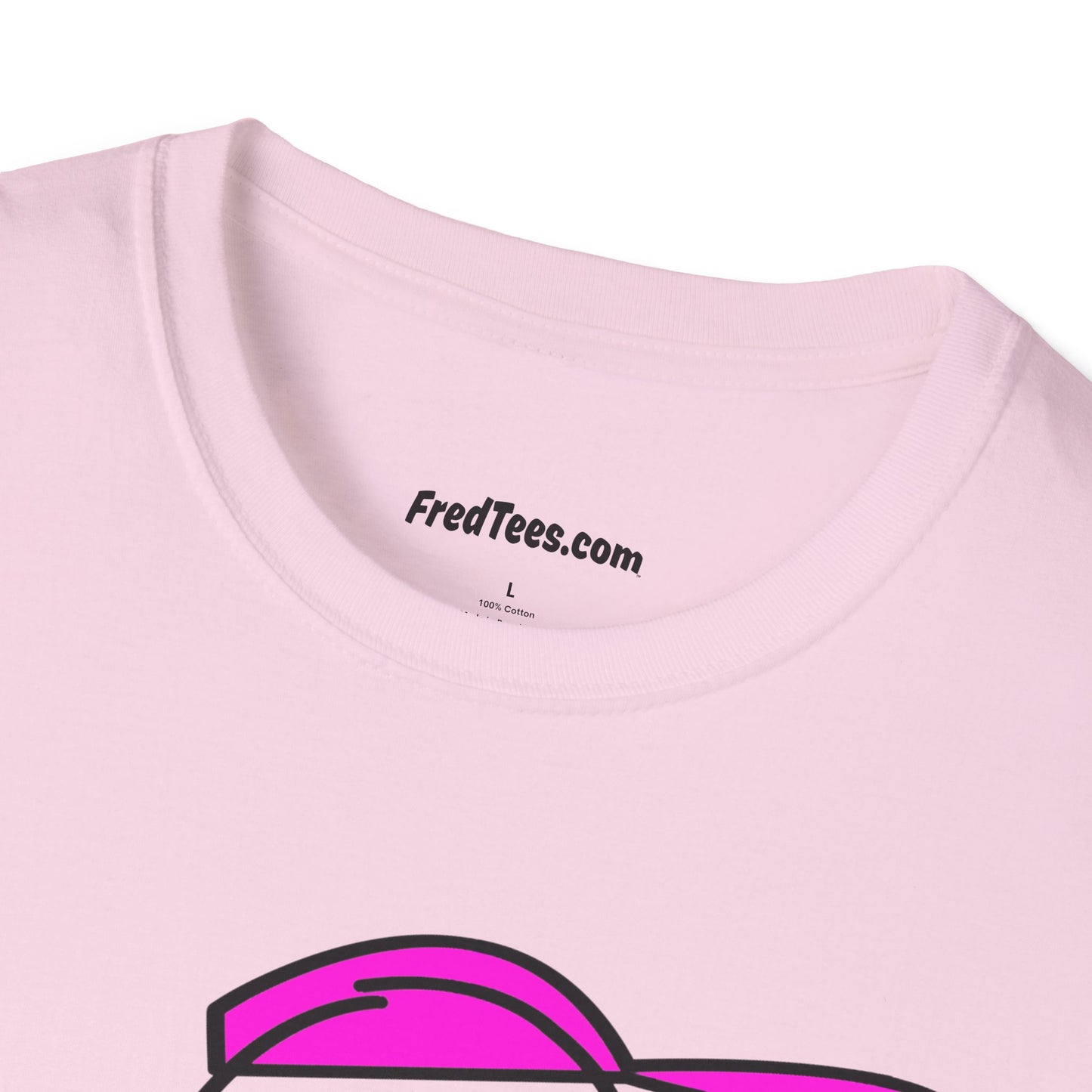 FRED is ready to PLAY BALL! His forever motto - HAVE FUN, PLAY HARD, DON’T QUIT! Hot Pink