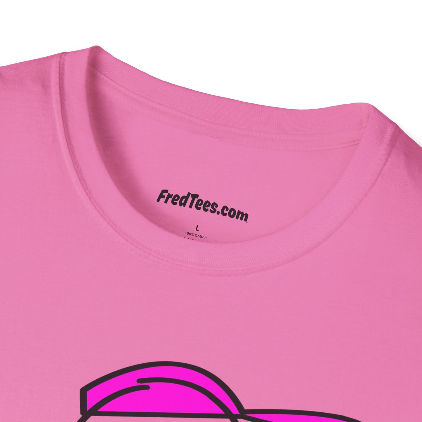 FRED is ready to PLAY BALL! His forever motto - HAVE FUN, PLAY HARD, DON’T QUIT! Hot Pink